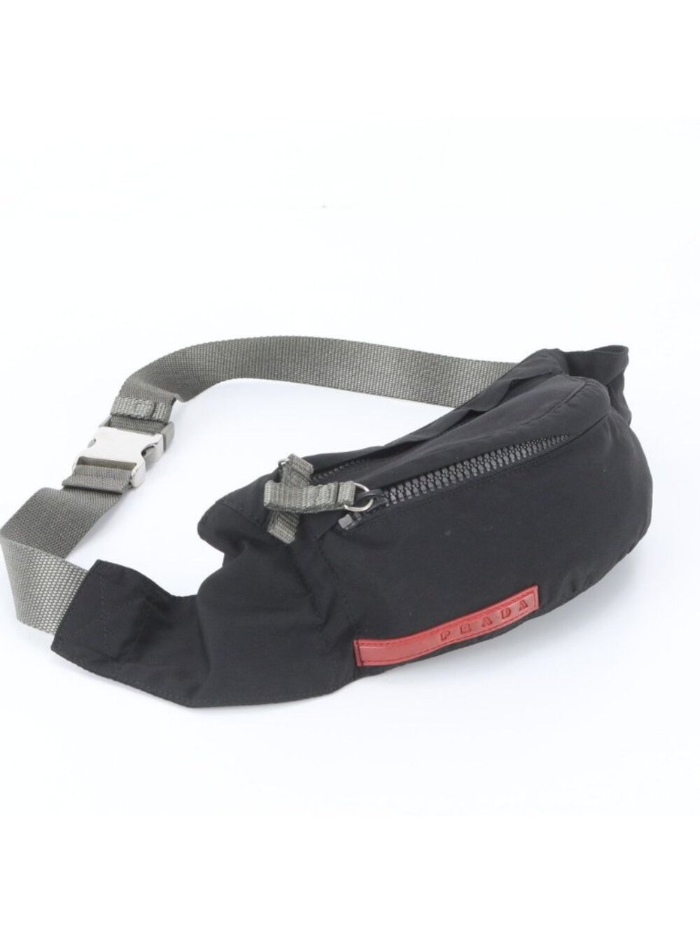 Prada Sports Belt Bag Crossbody Body Waist Pouch Shoulder Black